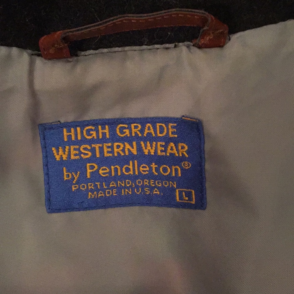 Pendleton Wool jacket Chief Joseph vintage sz Lg - Picture 5 of 10